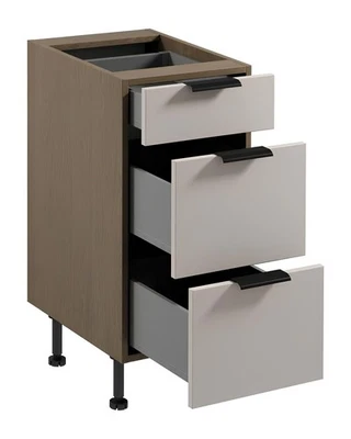 Küchenschrank Unterschrank Schrank 3 Schubladen Küchenzeile Küchenmöbel - Bild 1 von 2