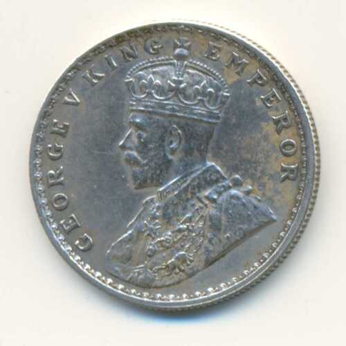 India British Silver 1 Rupee 1918 Calcutta XF+ - Picture 1 of 2