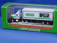 2006 Hess Miniature 18 Wheeler & Racer