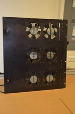 Rack Mount Exhaust Cooling Fan Amplifier Amp Rack Panel AV EQUIPMENT 12RU 12 RU 