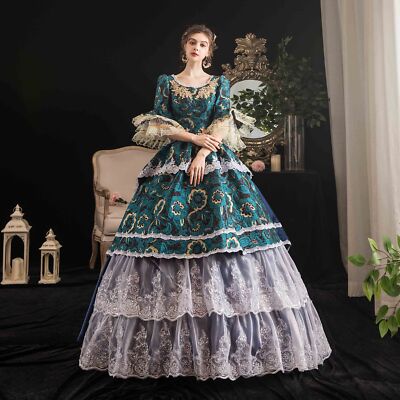 Retro European Court Costume Aristocratic Dress Adult Ceremony Stage  Performance | eBay