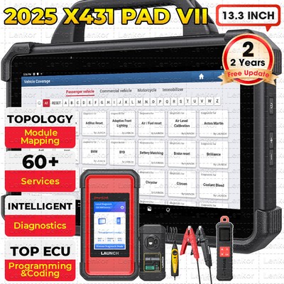 LAUNCH X431 PAD VII ELITE PAD 7 PRO Diagnostic Scanner Key Programming Coding