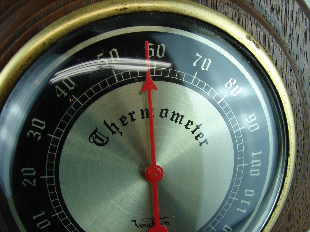 Verichron Thermometer Model V164T Glass Bubble Bezel Tested Vintage eBay