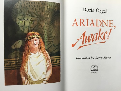 Fine1994 HC DJ First Edition Ariadne Awake Greek Myth Doris Orgel Barry Moser - Picture 2 of 10