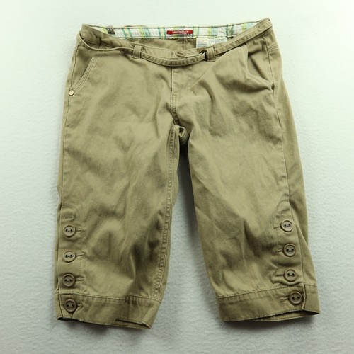 Tan Stretch Bermuda Skimmer Shorts | eBay