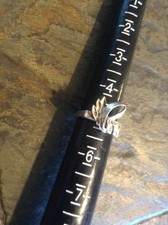 Vtg 925 Sterling Silver Wide Openwork Band Ring Size 5