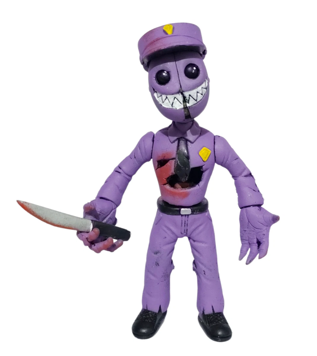 TOY FIGURE MEXICAN GUARD PURPLE FIVE NIGHTS AT FREDDY