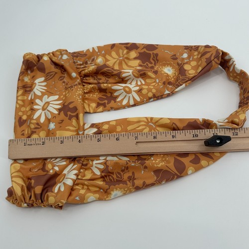 Princess Polly Womens Halter Top 0 Brown Floral V Neck Pullover Stretchy Casual - Picture 9 of 11