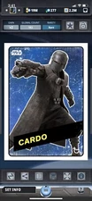 Topps Star Wars Digital Card Trader Space Rise Challengers Cardo Insert
