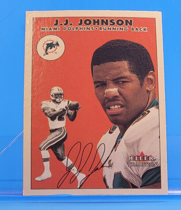 J.J. Johnson, RB - Fleer-Tradition / Skybox - Dolphins, 2000