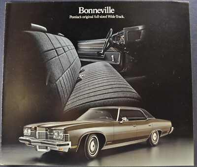 1973 Pontiac Bonneville Large Folder Hardtop Coupe Sedan