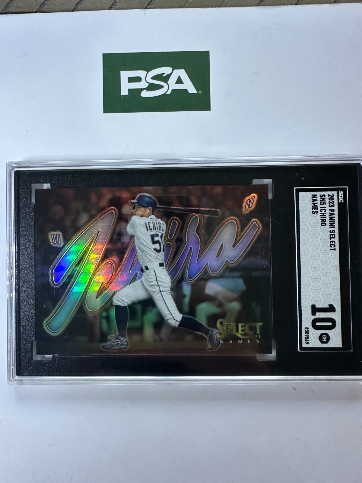 2023 Panini Select Baseball Ichiro Select Names SSP Case Hit Mariners #SN-5