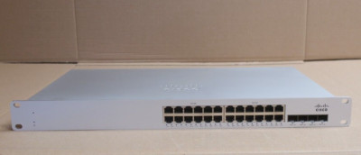 Cisco Meraki MS225-24P-HW 24x 1GE PoE+ 4x SFP+ Cloud Managed L2 Switch UNCLAIMED