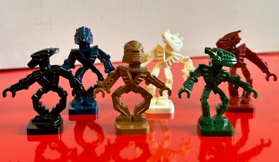 6x Bionicle Mini Figuren Toa Hordika Whenua Matau Nokama Nuju Onewa Vakama 8758