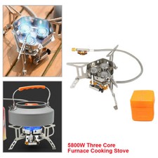 Outdoor Picnic Gas Burner Camping Fishing Hiking Butane Stove Cooker BBQ Kit New