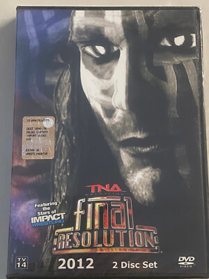 DVD TNA iMPACT Wrestling FINAL RESOLUTION 2012 NEW SEALED SIGILLATO