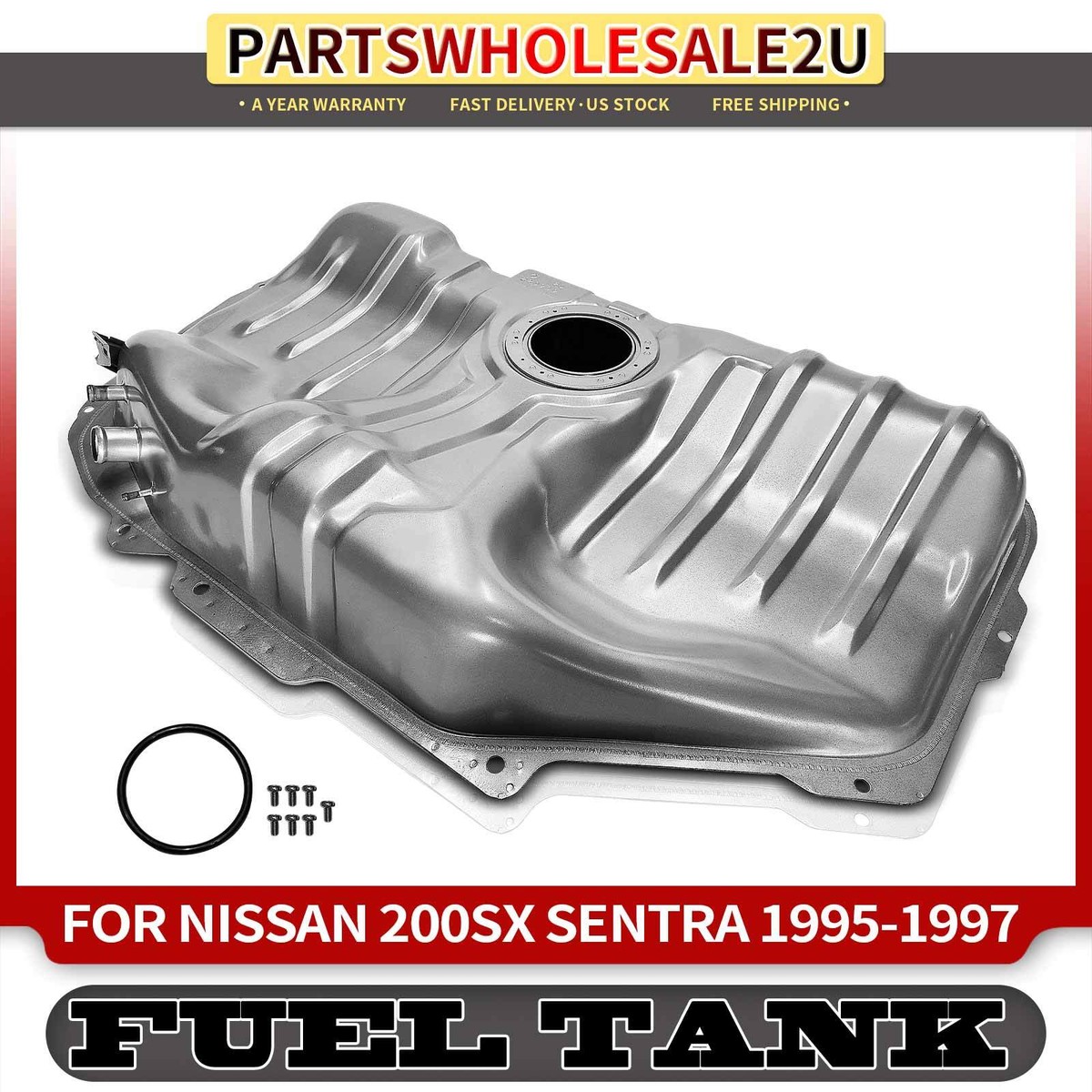 New 13.2 Gallons Fuel Gas Tank for Nissan 200SX 1995 1996 1997