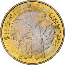 [#1274361] Finlandia, 5 Euro, Ostrobothnia, 2011, Vantaa, Bi-metallico, SPL, KM: