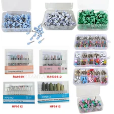 Dental Diamond Cups Composite Polishing Polisher Kit Slow Low Speed Handpiece dr