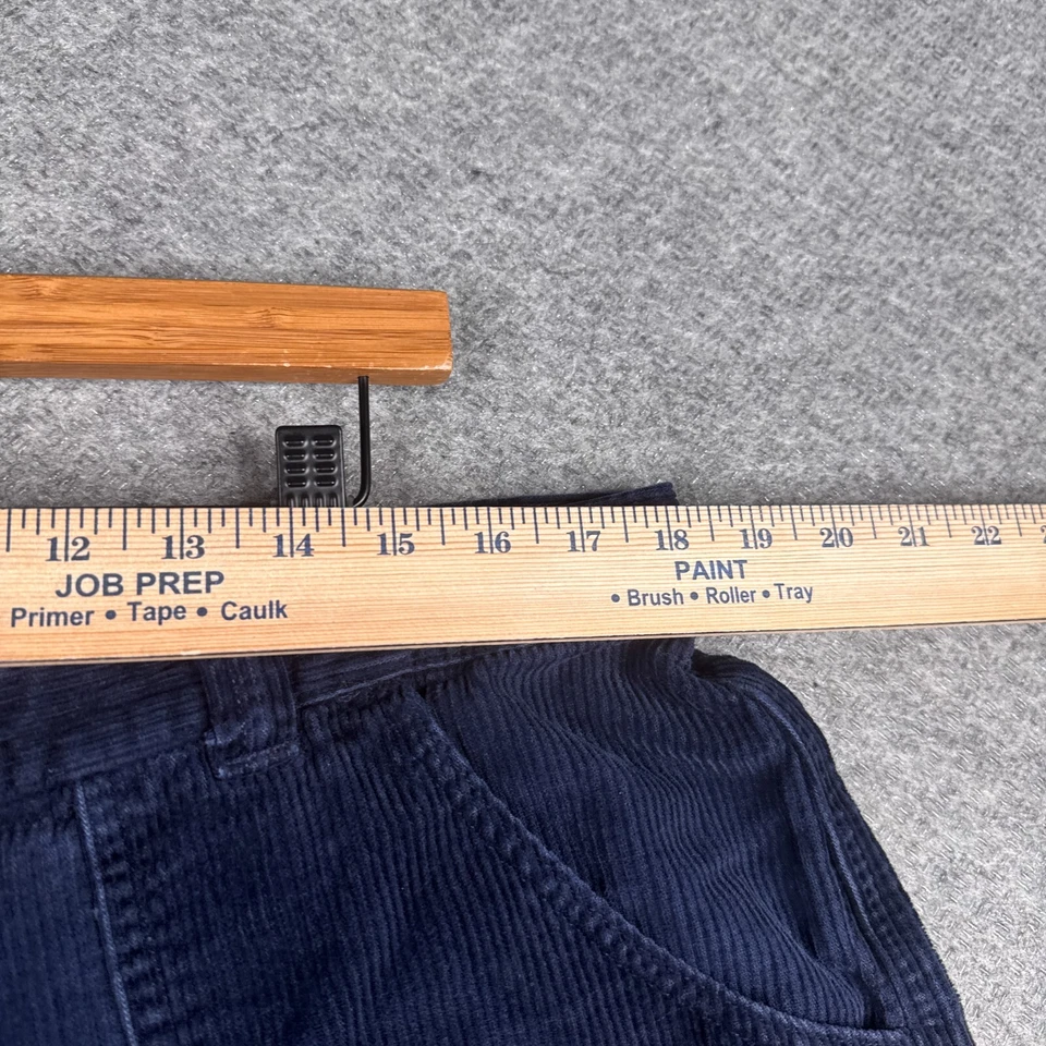 Винтажные мужские вельветовые шорты OP Ocean Pacific 38 темно-синие для серфинга скейта эластичные - Изображение 4 из 4