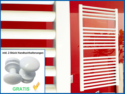 SMYRNA Badheizkörper Weiß 700x1000mm - Handtuchtrockner Mit Standardanschluss