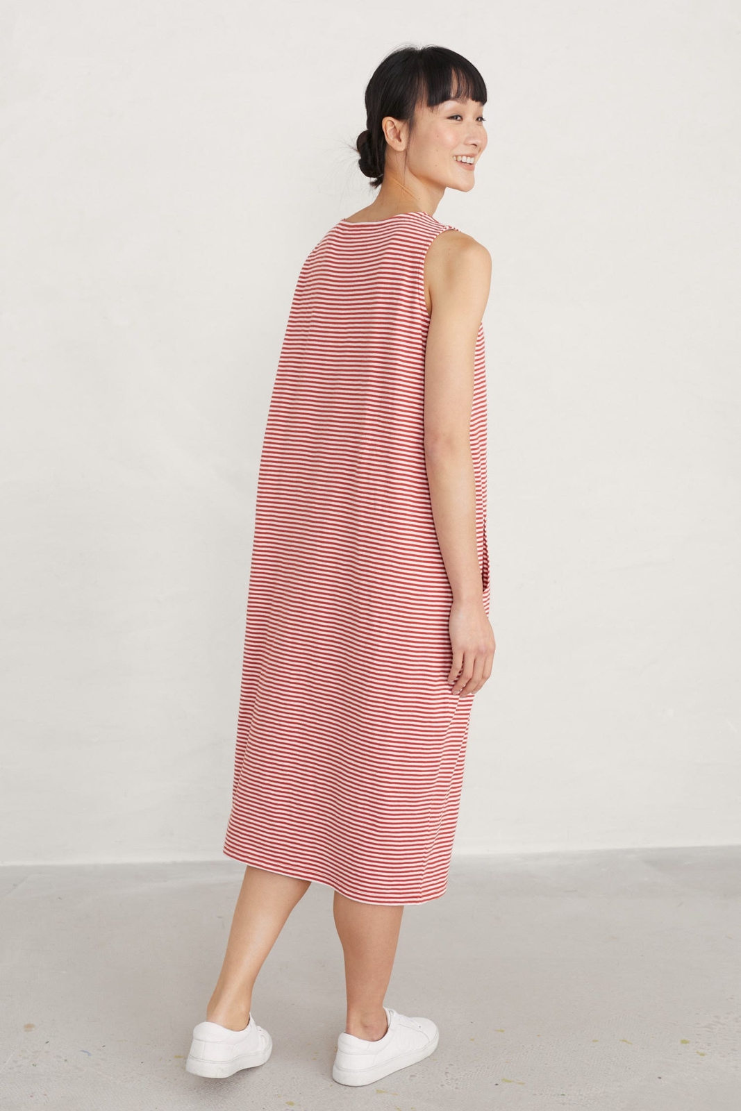 Seasalt Women's Dress red Halldrine Jersey Dress Regular Canvas