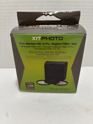 XIT PRO SERIES Multi Coated Digital UV / Fl-D & CPL Filters 67mm with Case
