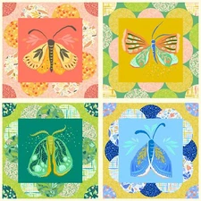 Block Party , Summersault by Tamara Kate, Quilt Panel 40.5 x 44", Windham