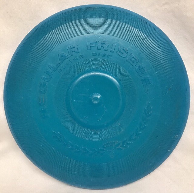 Vintage WhamO Regular Frisbee 1966 Blue Flying Disc 9" eBay