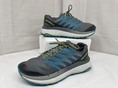 Merrell Rubato J135252 Blue Gray Athletic Trail Running Sneakers Womens Size 8.5