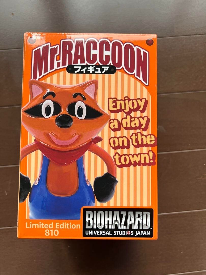USJ BIOHAZARD Resident Evil Mr.Raccoon Figure Limited Edition 2023