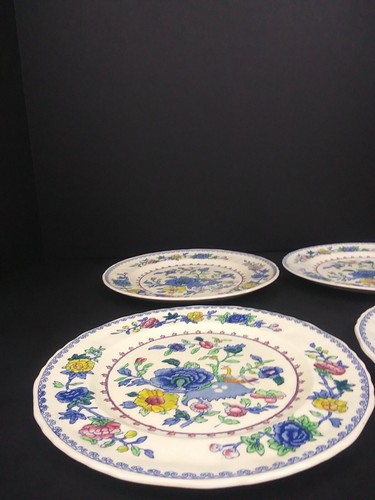 VTG/ Antique Mason's Ironstone China Regency 9" Plates - England 1930s Set of 4 - Picture 3 of 9