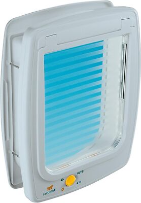 Ferplast Swing 11 Tunnel Dog Door Flap One Size White UK