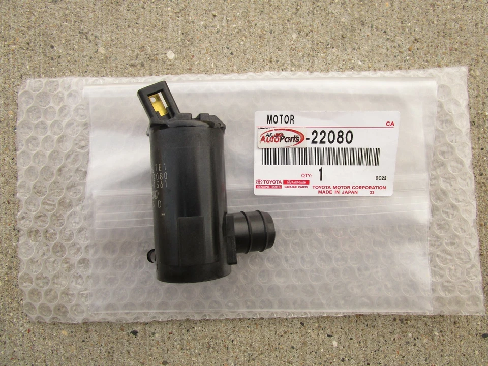 SE ADAPTA A: 77 - 83 TOYOTA COROLLA PARABRISAS TRASERO LAVADORA FLUIDO MOTOR BOMBA OEM NUEVO Foto 2 de 4