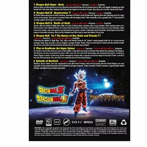 Dragon Ball - Todas As Sagas + Filmes-especiais-ovas Em Dvd