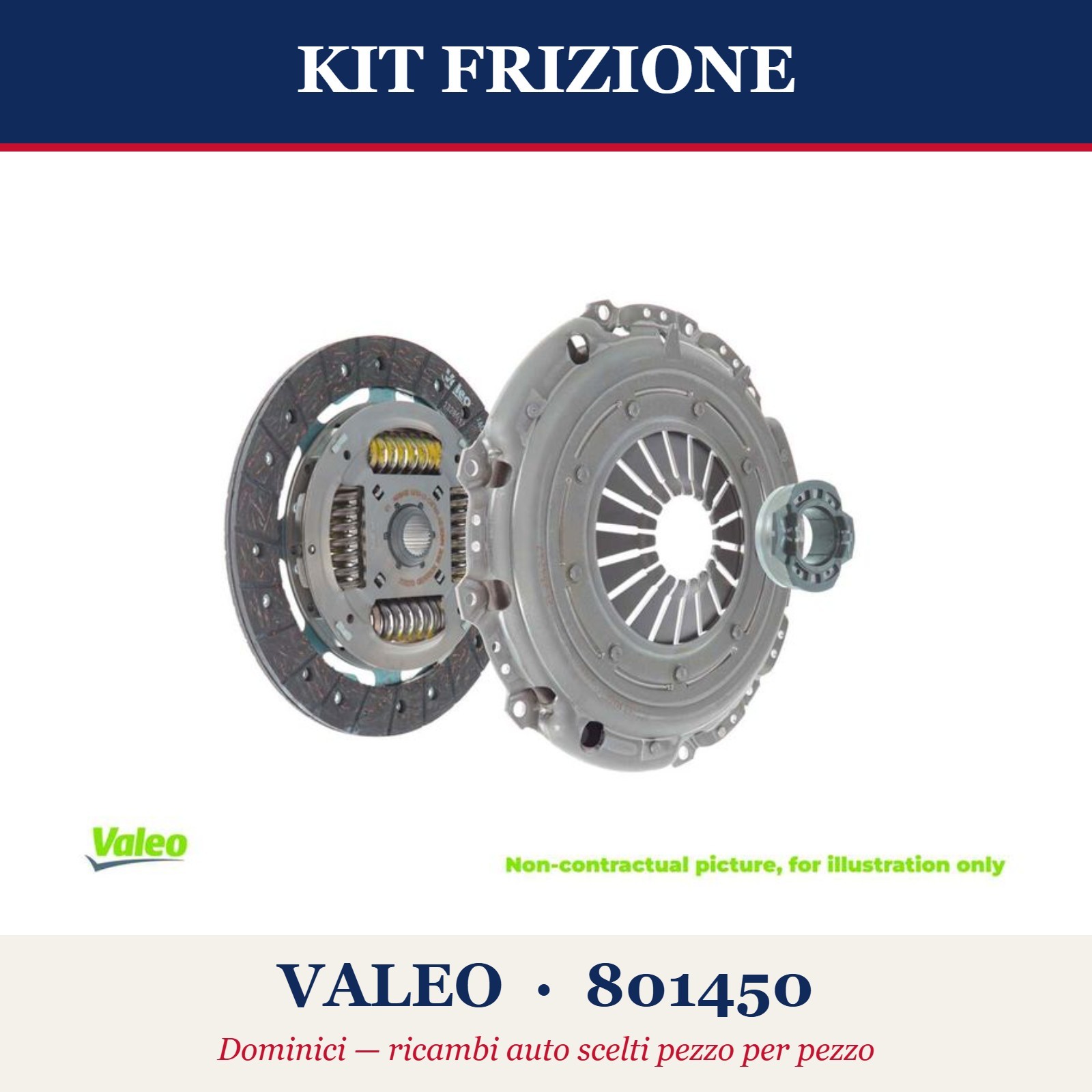 Valeo Kit Fi Punto Turbo Diesel 801450 - Immagine 2