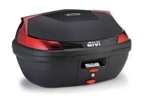 GIVI B47 BLADE Monolock Topcase ohne Platte mit roten Reflektoren, 47 Liter