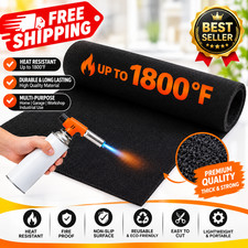 2mm/5mm Carbon Felt Welding Blanket Fireproof Heat Resistant Welding Protection