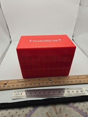 Paradise Mint 10-Coin Storage Case Red For NGS PCGS Etc