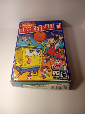 Nickelodeon Nicktoons Basketball  SEALED  (PC CD-ROM, 04 SpongeBob Rugrats +G12