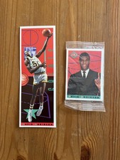 David Robinson Spurs 1993 Kellogg's College Greats Poster Card Fold Out Sealed