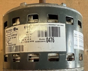 GE 5SME39HL 0476 ECM Motor 1/2hp 120/240V 0-1400rpm HD44AE133