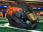 Shannon Sharpe Auto Denver Broncos Lunar Eclipse Authentic Helmet BAS HOF FIRE — photo 1
