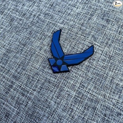 1Pc Premium Car Emblem 3D Metal Badge Body Side Rear Trunk S Color: Black Blue