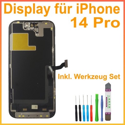 Display für iPhone 14 Pro LCD TFT FHD Bildschirm SCHWARZ + Werkzeug