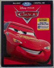 DISNEY PIXAR CARS BLU RAY DVD 2 DISCS  SLIPCOVER SLEEVE FREE USA SHIPPING