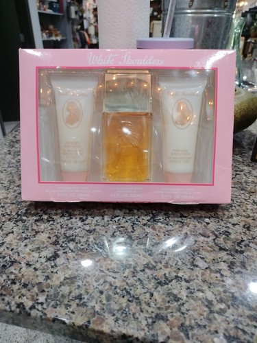 White Shoulders 3 Piece Cologne Gift Set , New In Box