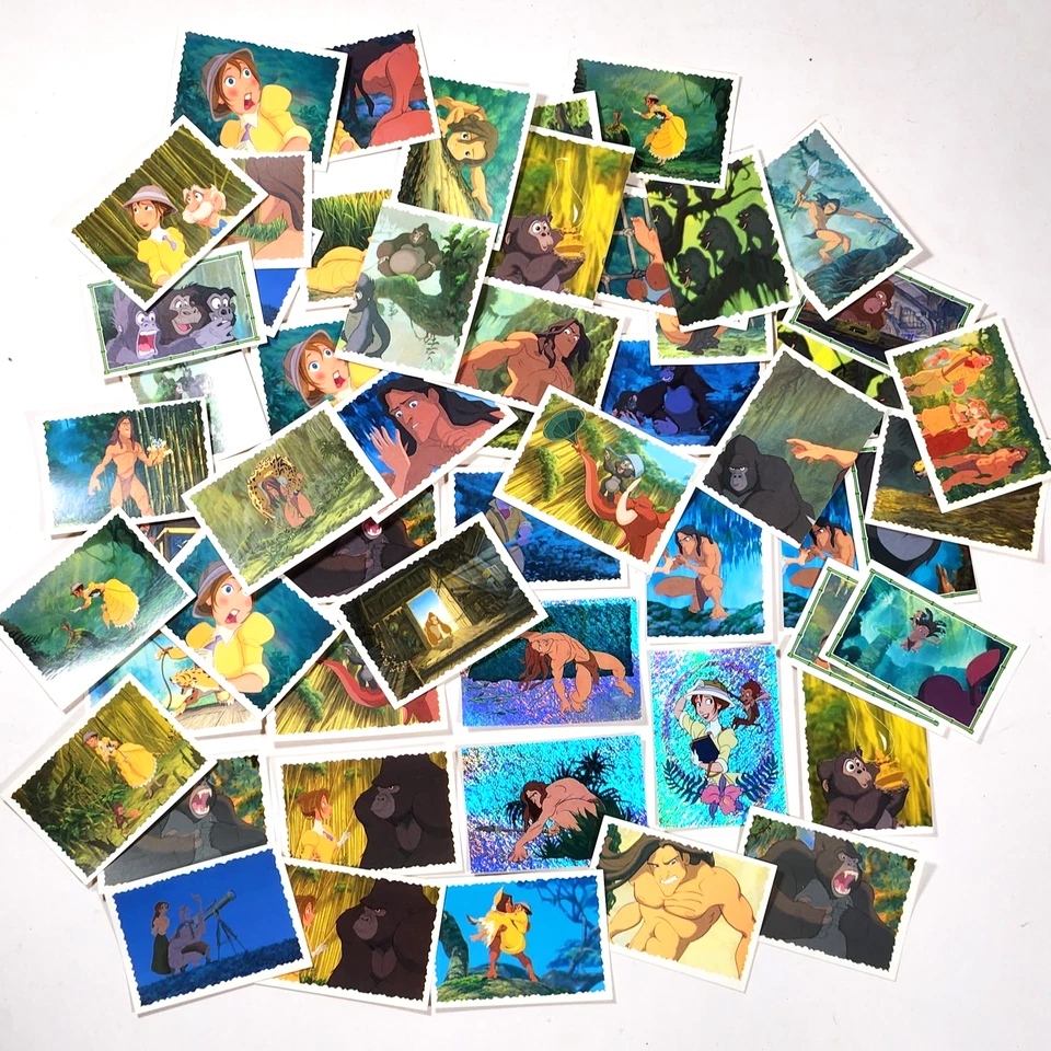 1999 Panini Disney's Tarzan 50+ Album Stickers Lot Mint Condition Made in Italy - Image 2 of 4