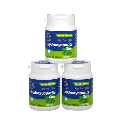Remineralizing Sugar-Free Gum with Hydroxyapatite & Xylitol, Fresh Breath, Peppe