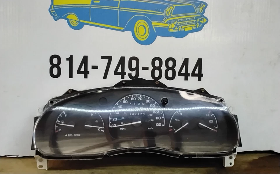 1999-2000 FORD RANGER PAINEL MEDIDOR DE INSTRUMENTOS CONJUNTO FABRICANTE DE EQUIPAMENTO ORIGINAL QUILOMETRAGEM 142173 - Imagem 4 de 4